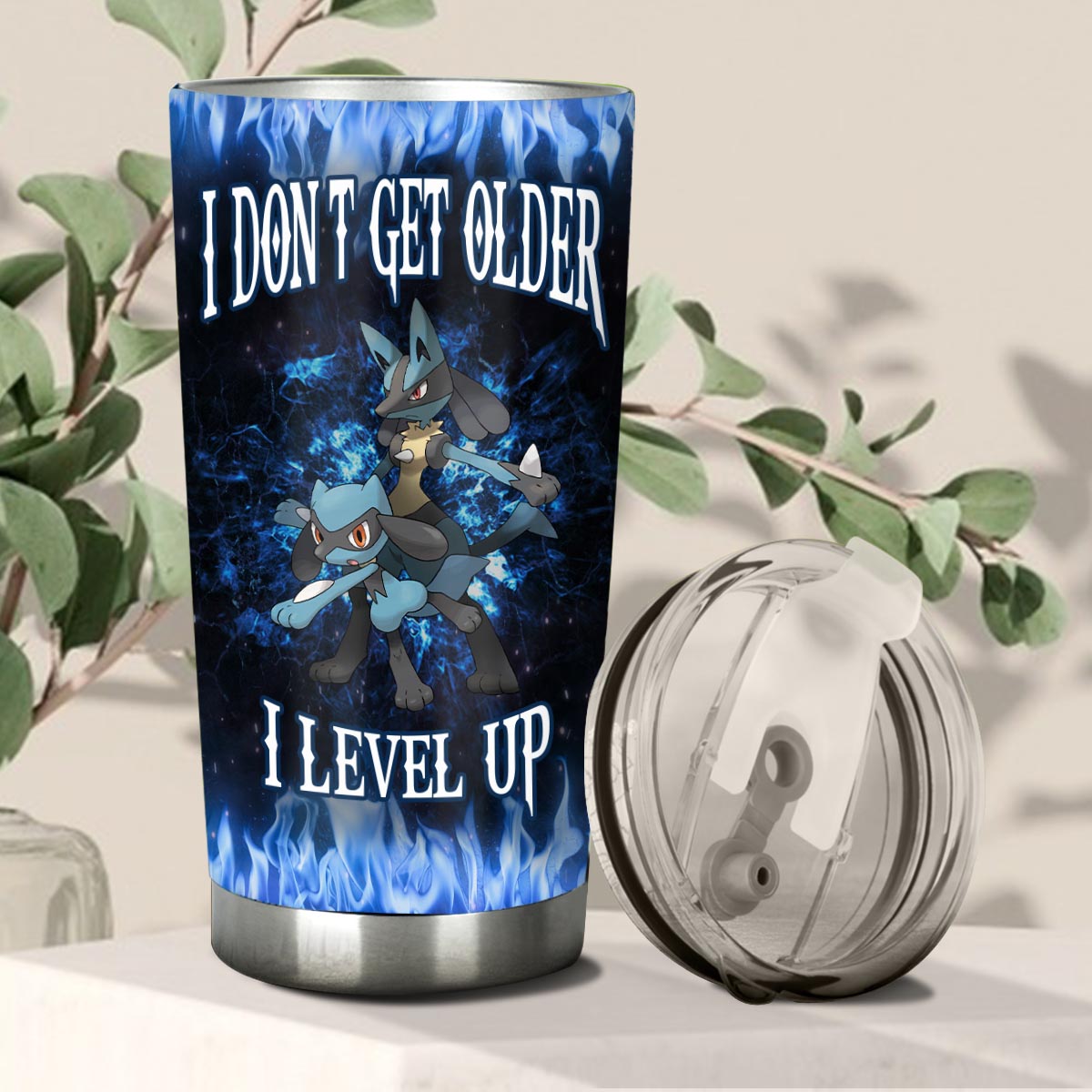 Level Up - Personalized Monster Trainer Tumbler