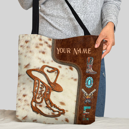 A Little Country - Personalized Country Girl Tote Bag