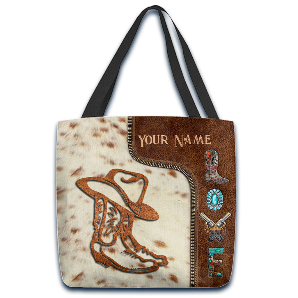 A Little Country - Personalized Country Girl Tote Bag