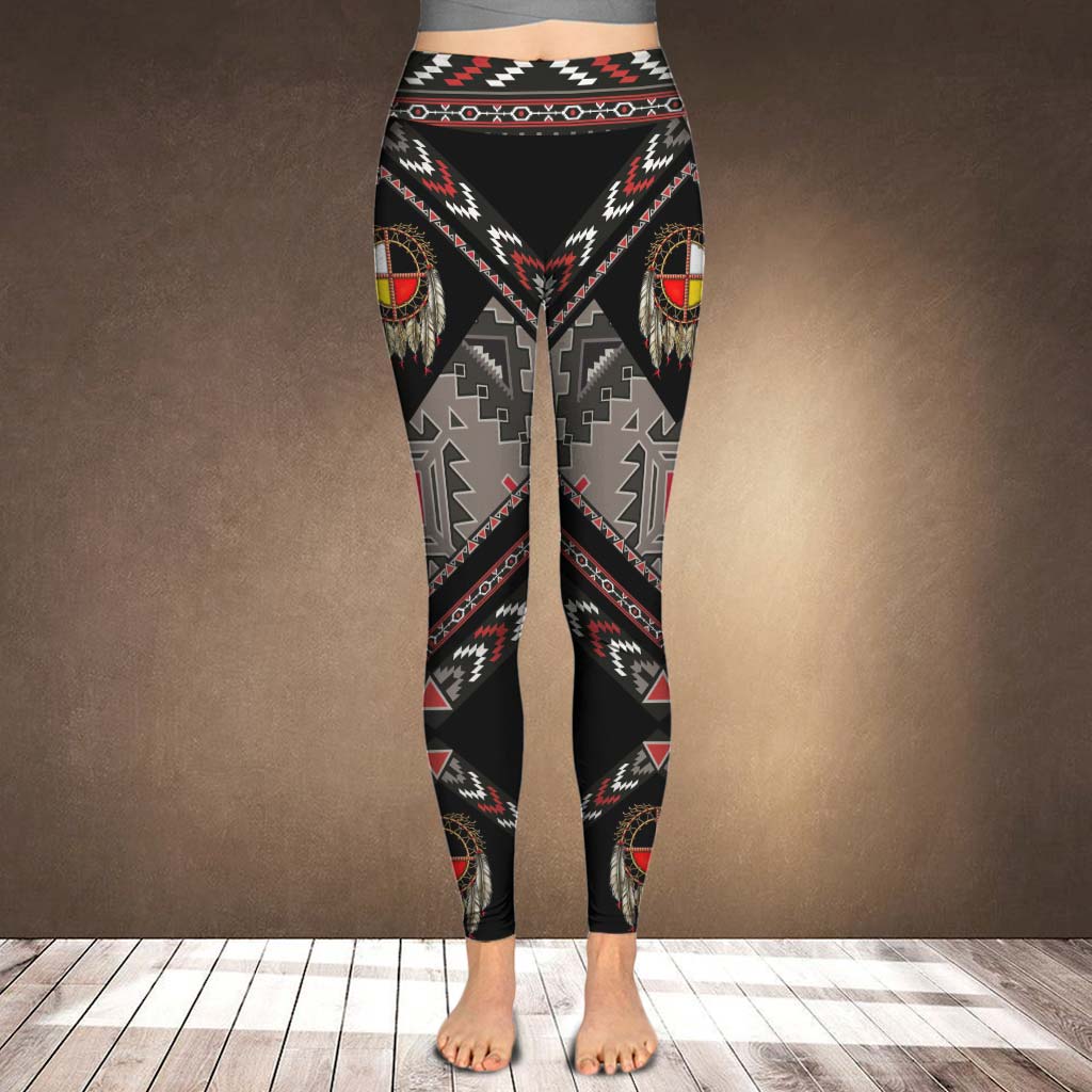 Medicine Wheel Dream Catcher - American Indian Leggings