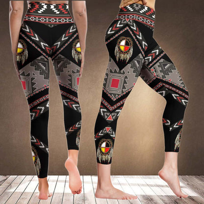 Medicine Wheel Dream Catcher - American Indian Leggings