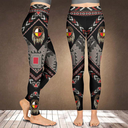 Medicine Wheel Dream Catcher - American Indian Leggings