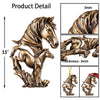 Mom And Baby Horse - 3D Pattern Print Christmas Horse Ornament (Printed On Both Sides)