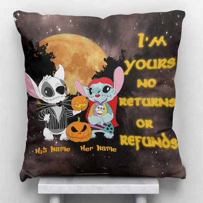 I'm Yours - Personalized Halloween Ohana Throw Pillow