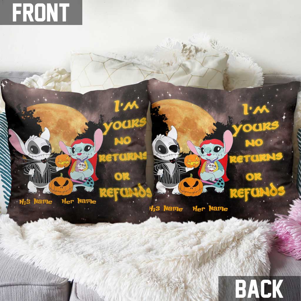 I'm Yours - Personalized Halloween Ohana Throw Pillow