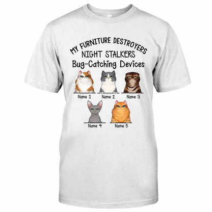 My Furniture Destroyers - Personalized Cat T-shirt and Hoodie