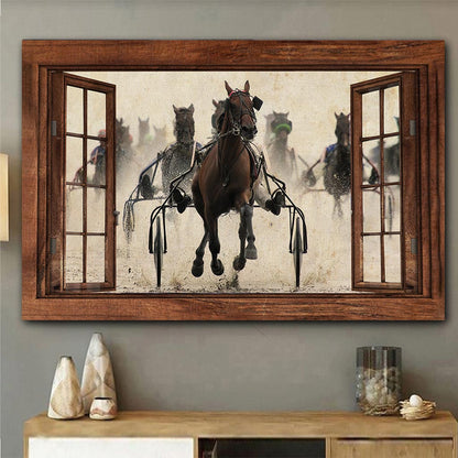 Harness Racing - Love Horse Racing Horse Poster