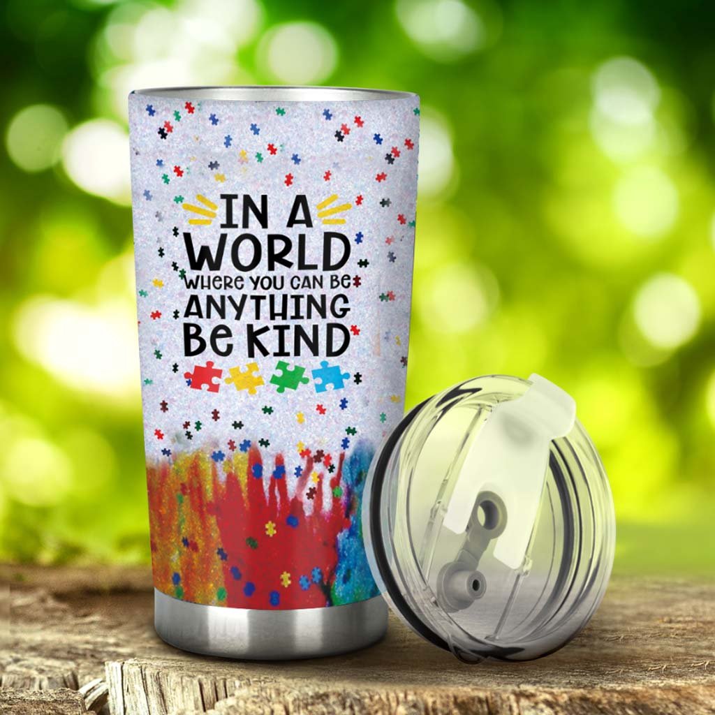 I Love Someone With Autism - Autism Awareness Tumbler 112021