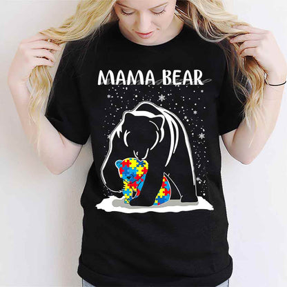 Mama Bear - Autism Awareness T-shirt and Hoodie 112021