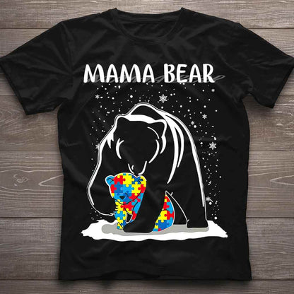 Mama Bear - Autism Awareness T-shirt and Hoodie 112021