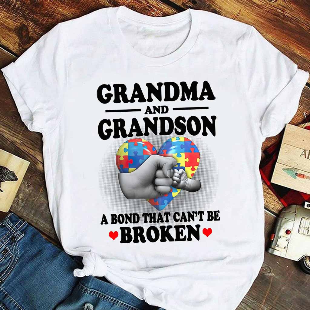 Grandma And Grandson - Autism Awareness T-shirt and Hoodie 112021