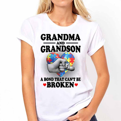 Grandma And Grandson - Autism Awareness T-shirt and Hoodie 112021