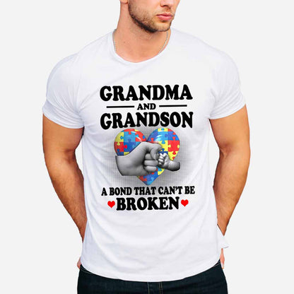 Grandma And Grandson - Autism Awareness T-shirt and Hoodie 112021