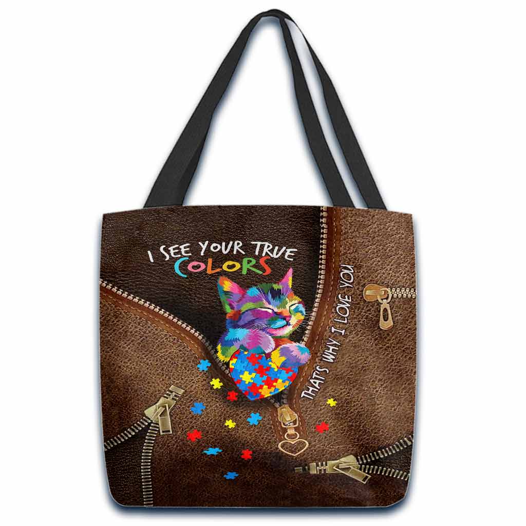 I Love Someone With Autism - Autism Awareness Tote Bag 1121