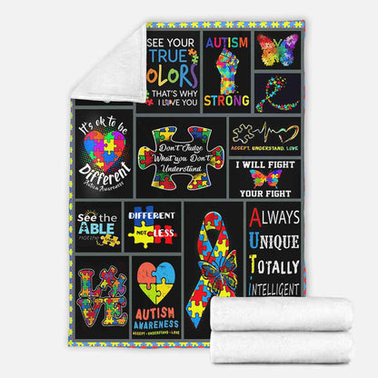 Autism Awareness - Blanket 1121