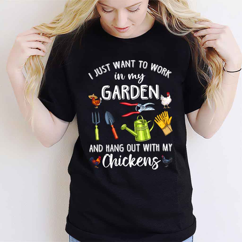 I Just Want To Work - Gardening T-shirt and Hoodie 112021