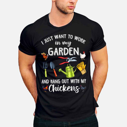 I Just Want To Work - Gardening T-shirt and Hoodie 112021