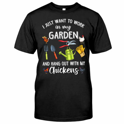 I Just Want To Work - Gardening T-shirt and Hoodie 112021