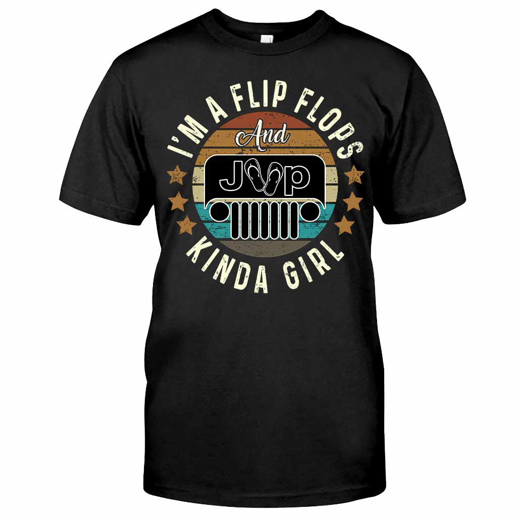 Flip Flops And Jp Kinda Girl - Car T-shirt and Hoodie 112021