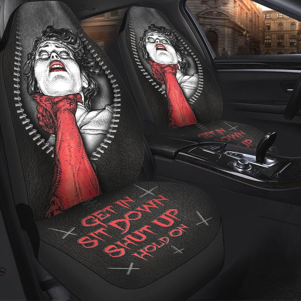 Get In Sit Down Shut Up Hold On - Satan Seat Covers
