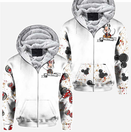 Lovely Mouse Ears Couple - Personalized All Over T-shirt and Hoodie