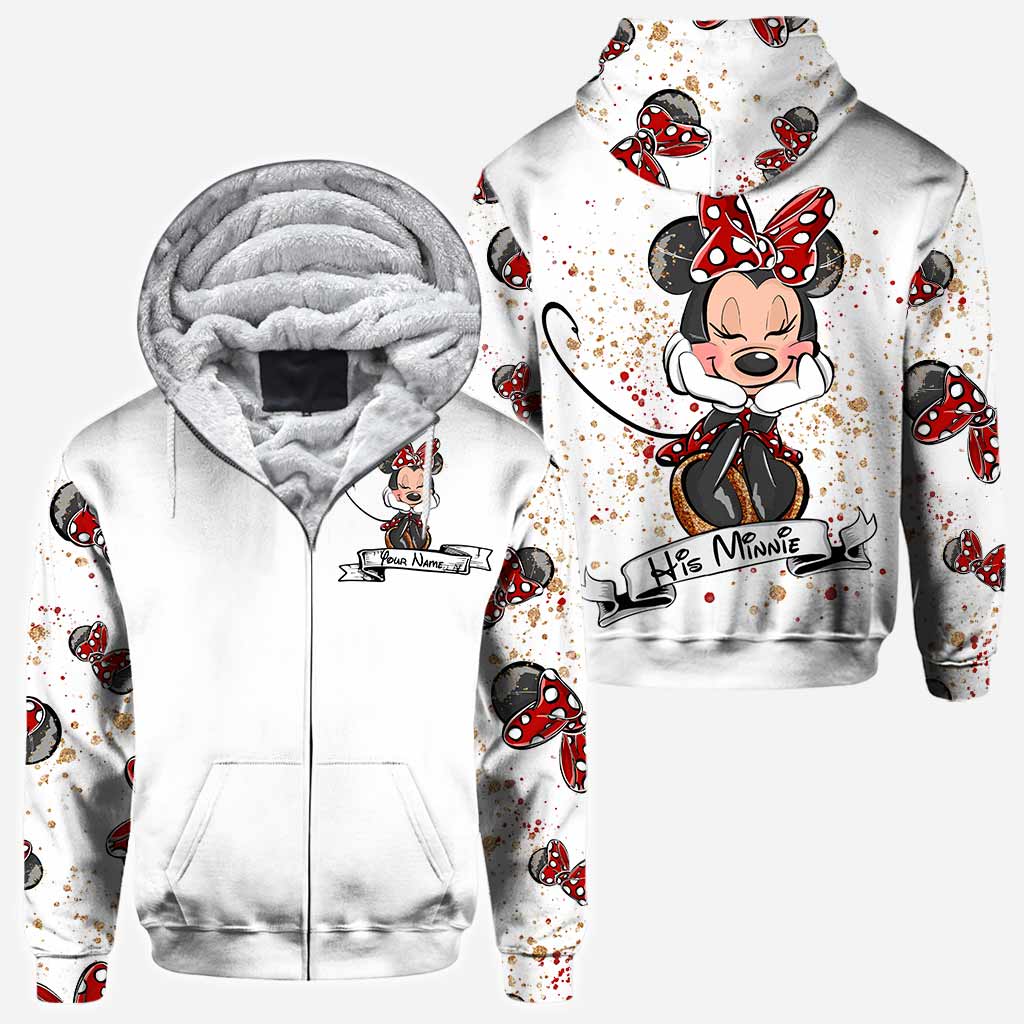 Lovely Mouse Ears Couple - Personalized All Over T-shirt and Hoodie