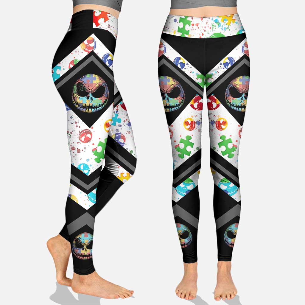 It's Ok To Be Different - Personalized Autism Awareness Hoodie And Leggings
