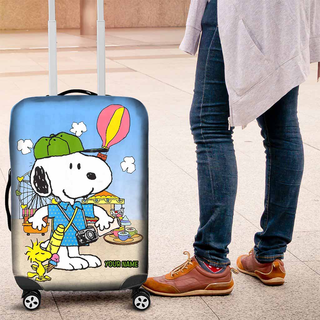 Adventure Awaits - Personalized Luggage Cover