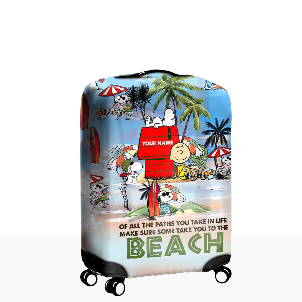 Of All The Paths You Take - Personalized Luggage Cover