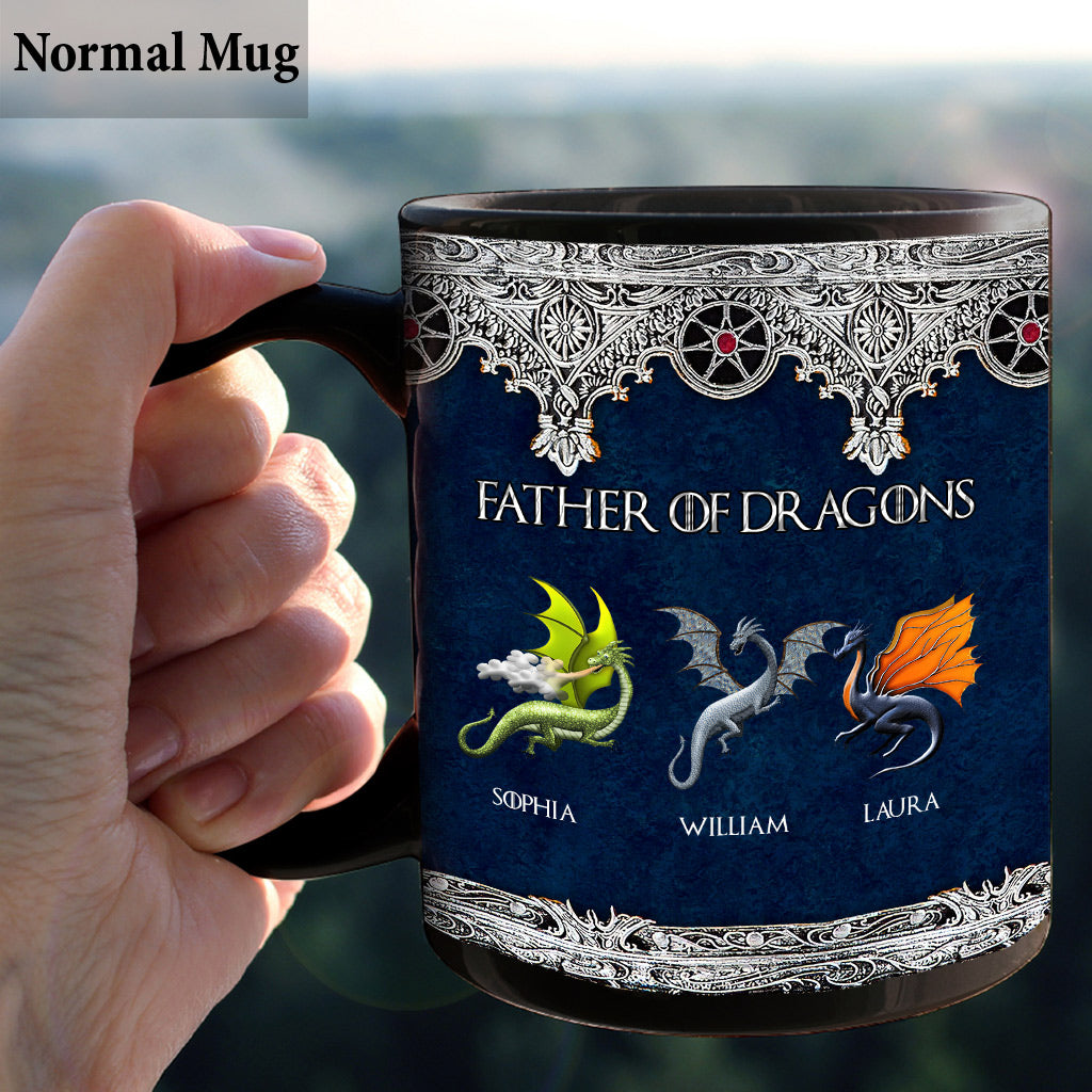 Father Of Dragons - Personalized Thrones Game Mug