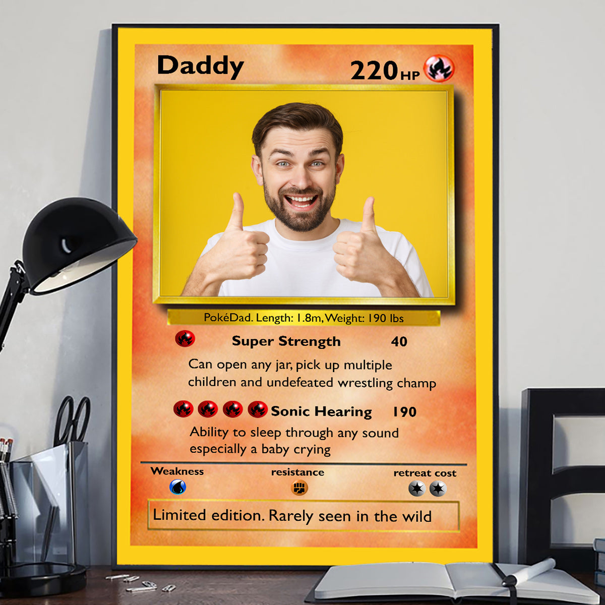 Poke Card - Personalized Monster Trainer Canvas and Poster