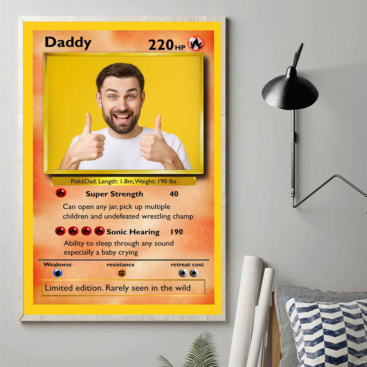 Poke Card - Personalized Monster Trainer Canvas and Poster