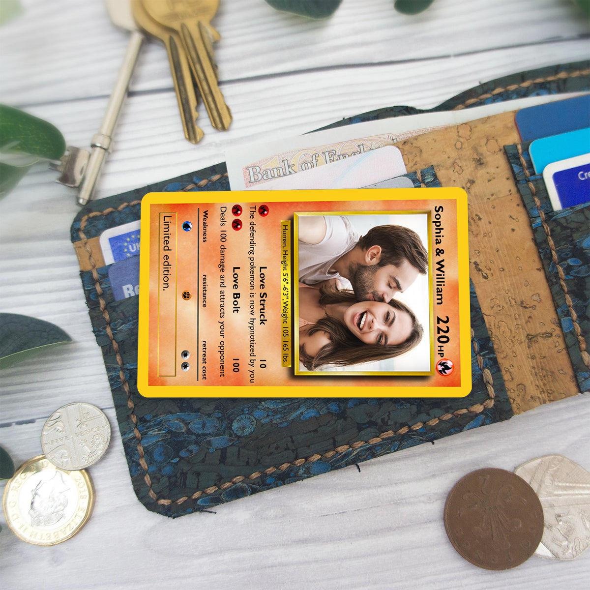 Poke Card - Personalized Monster Trainer Wallet Insert Card