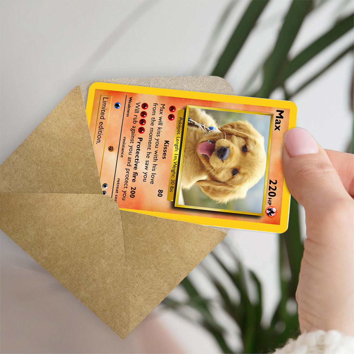 Poke Card - Personalized Monster Trainer Wallet Insert Card
