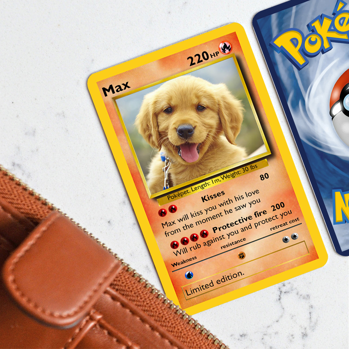 Poke Card - Personalized Monster Trainer Wallet Insert Card