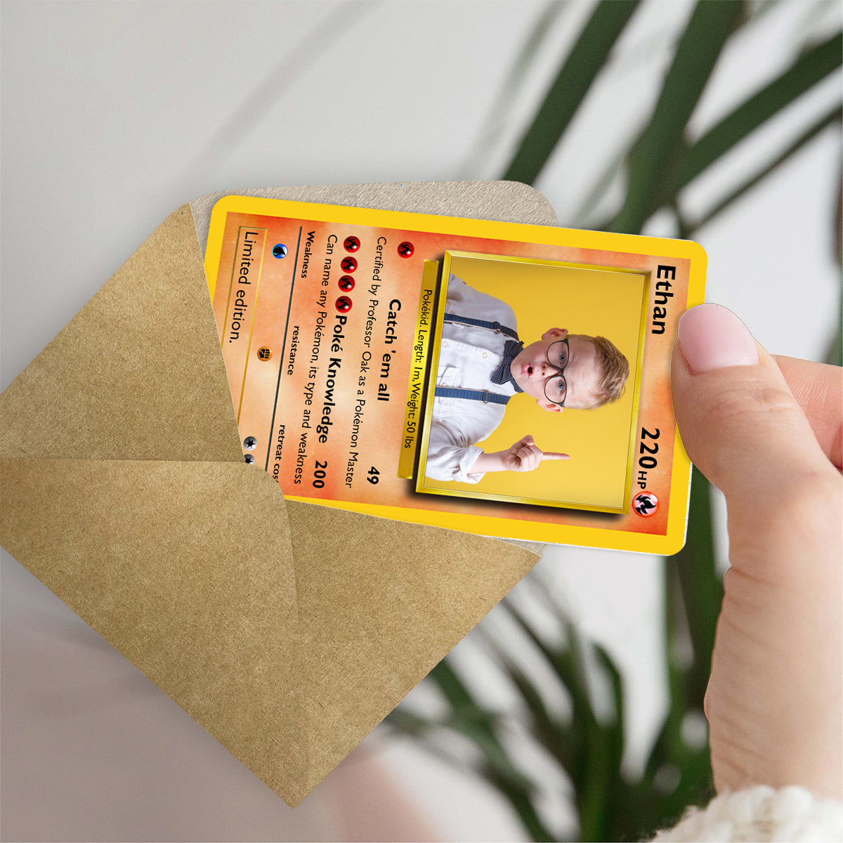 Poke Card - Personalized Monster Trainer Wallet Insert Card