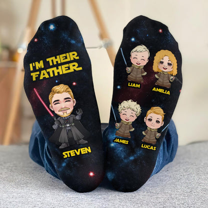 Best Dad Ever - Personalized Father Socks