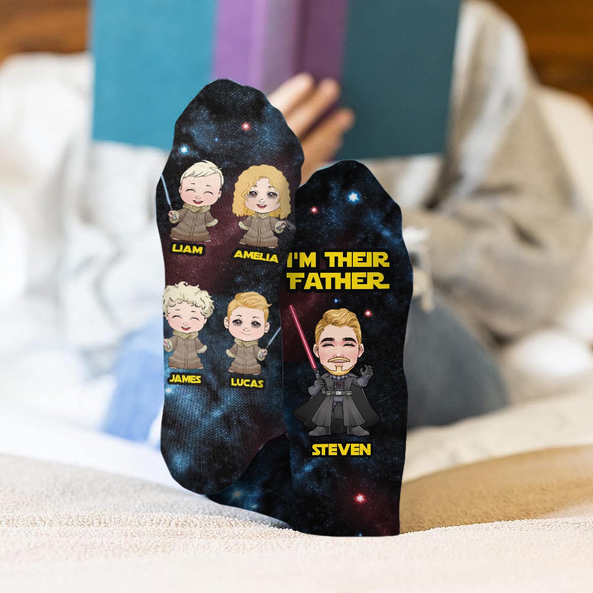 Best Dad Ever - Personalized Father Socks