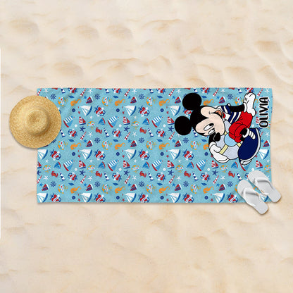 My Magical Summer - Personalized Sea Lover Beach Towel