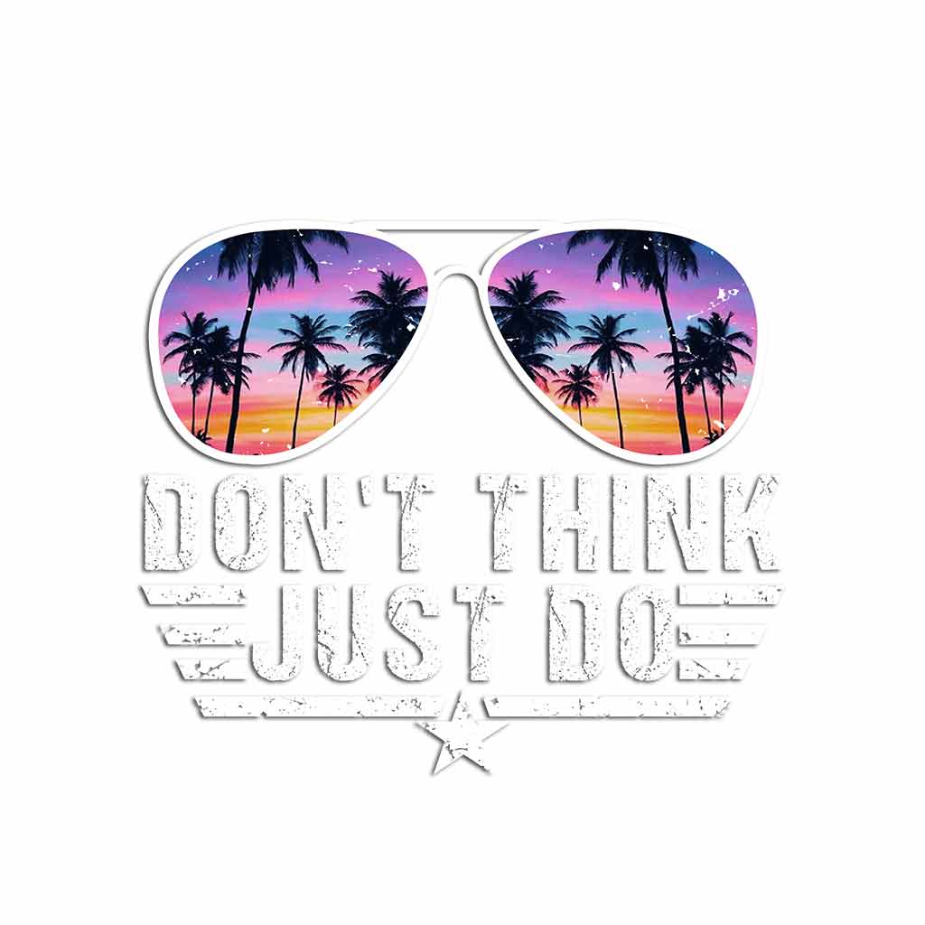 Don't Think Top Gun - Decal Full