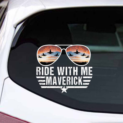 Ride With Me - Top Gun Decal Full