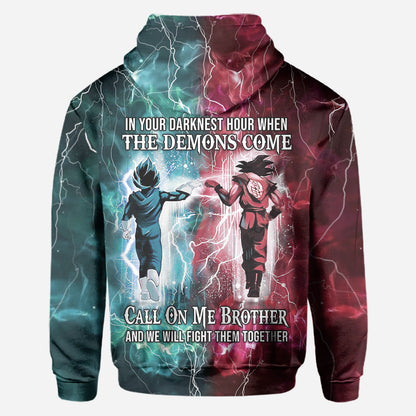 Call On Me Brother Seven Balls All Over Shirt