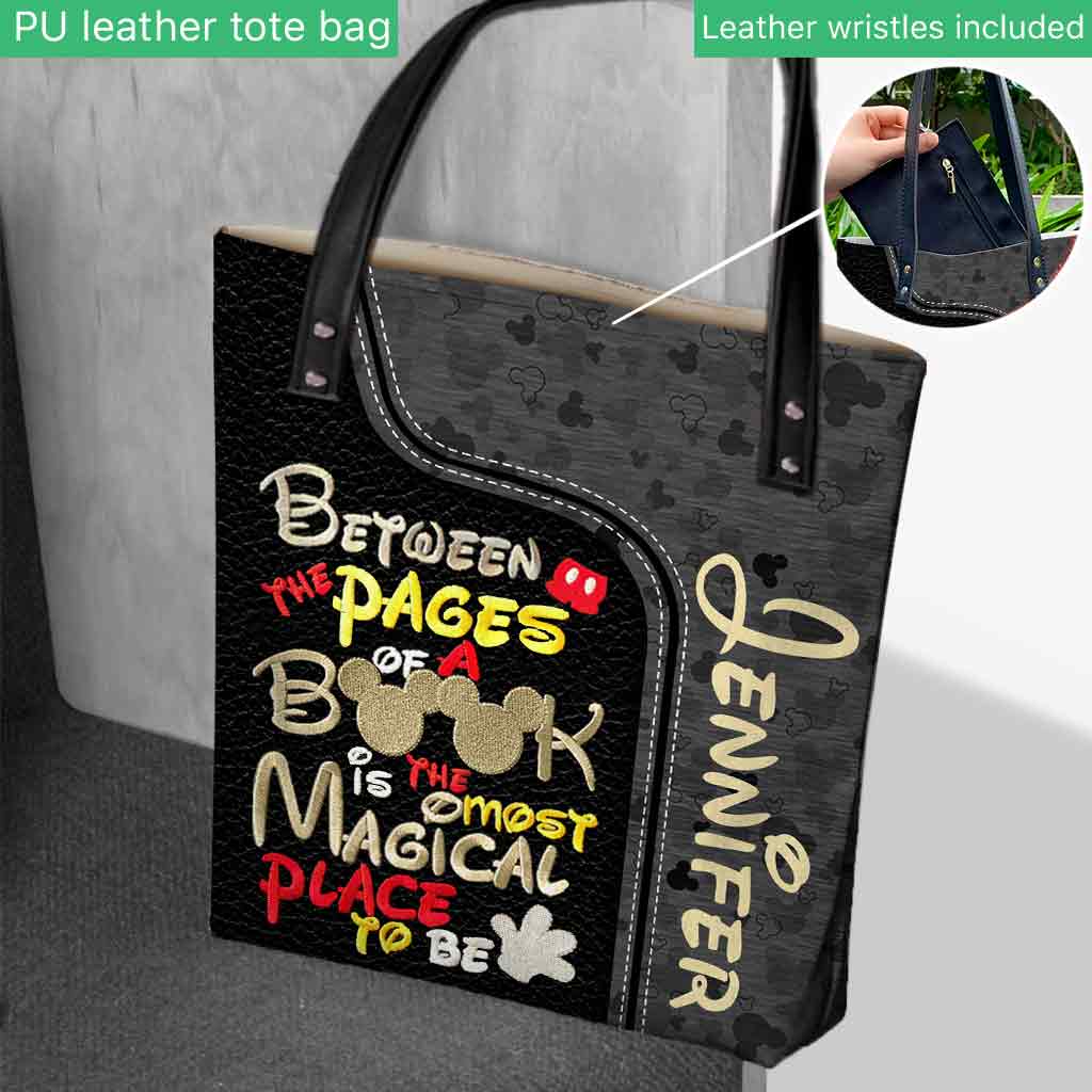Between The Pages - Personalized Book Tote Bag