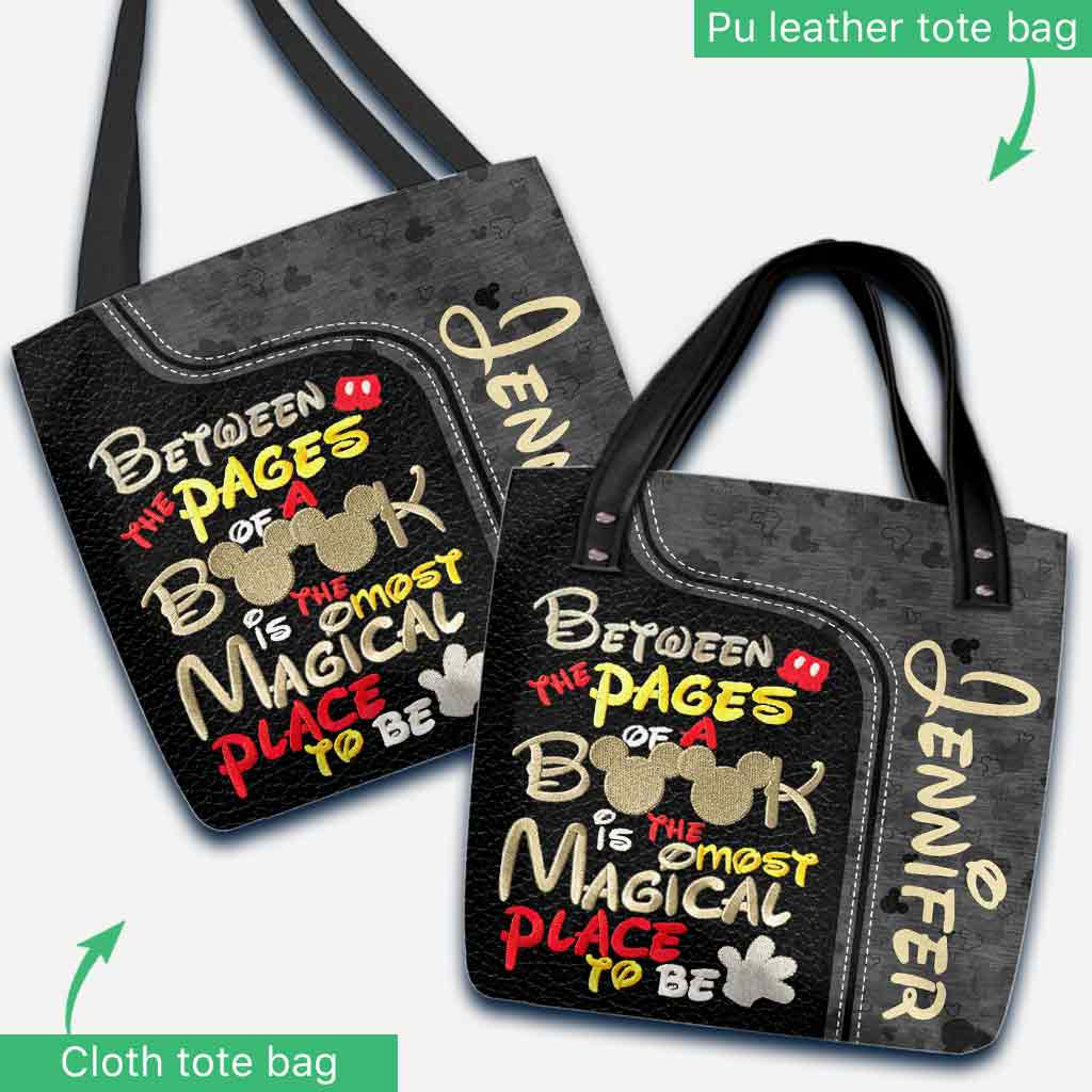 Between The Pages - Personalized Book Tote Bag
