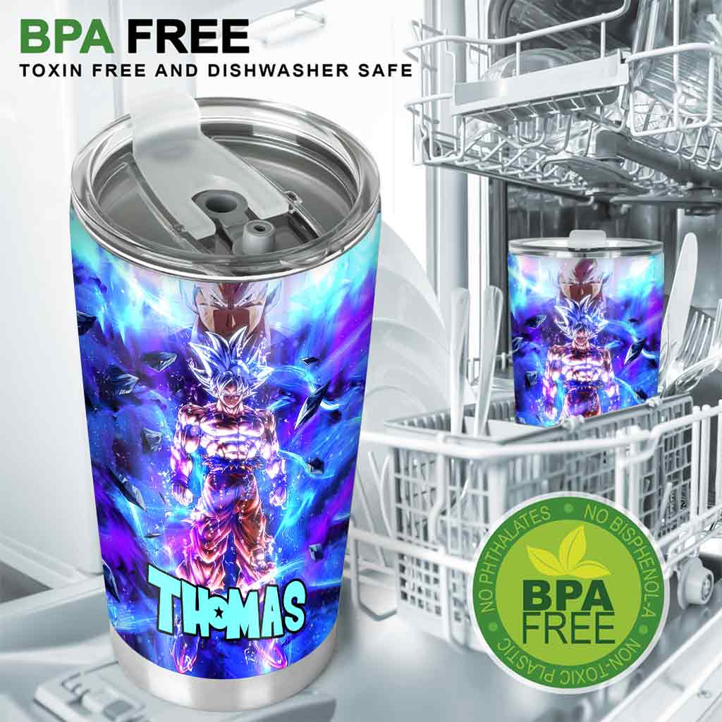Power Comes In - Personalized Seven Balls Tumbler