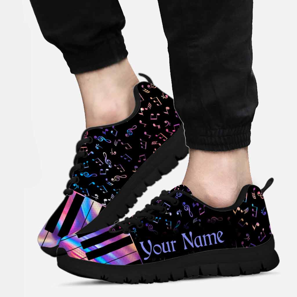 Love Piano Personalized Sneakers