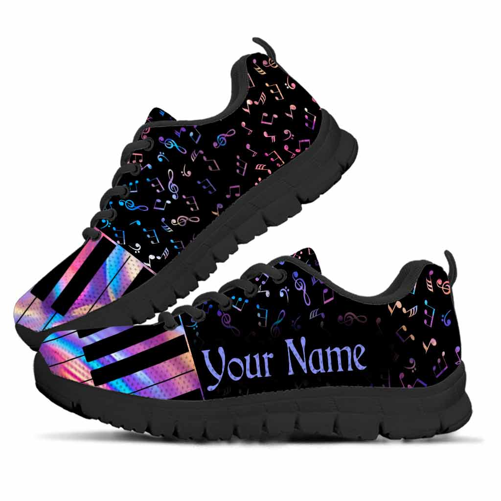 Love Piano Personalized Sneakers