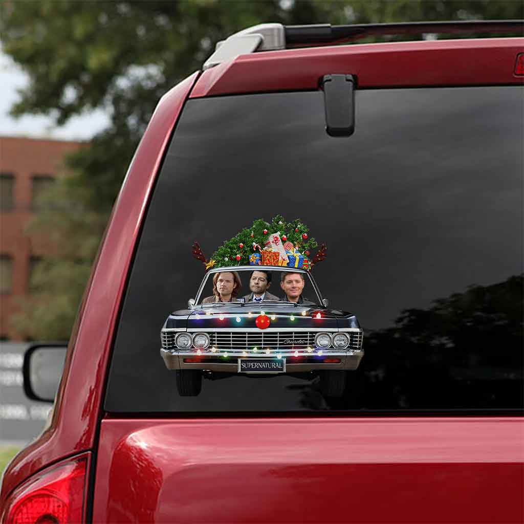 Driver Picks The Music - Christmas Decal Full