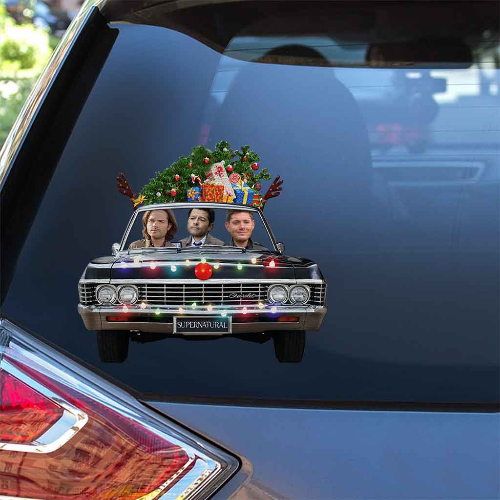 Driver Picks The Music - Christmas Decal Full