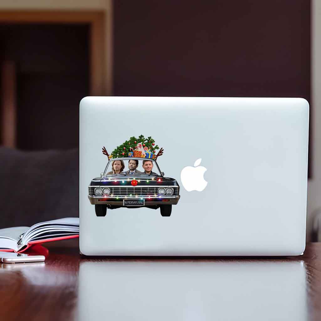 Driver Picks The Music - Christmas Decal Full